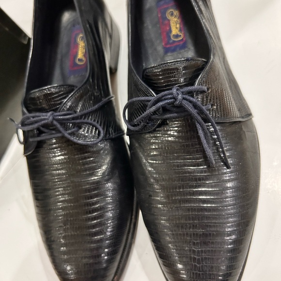 Vintage gently used Fratelli men’s shoes genuine lizard size 12. - Picture 4 of 8